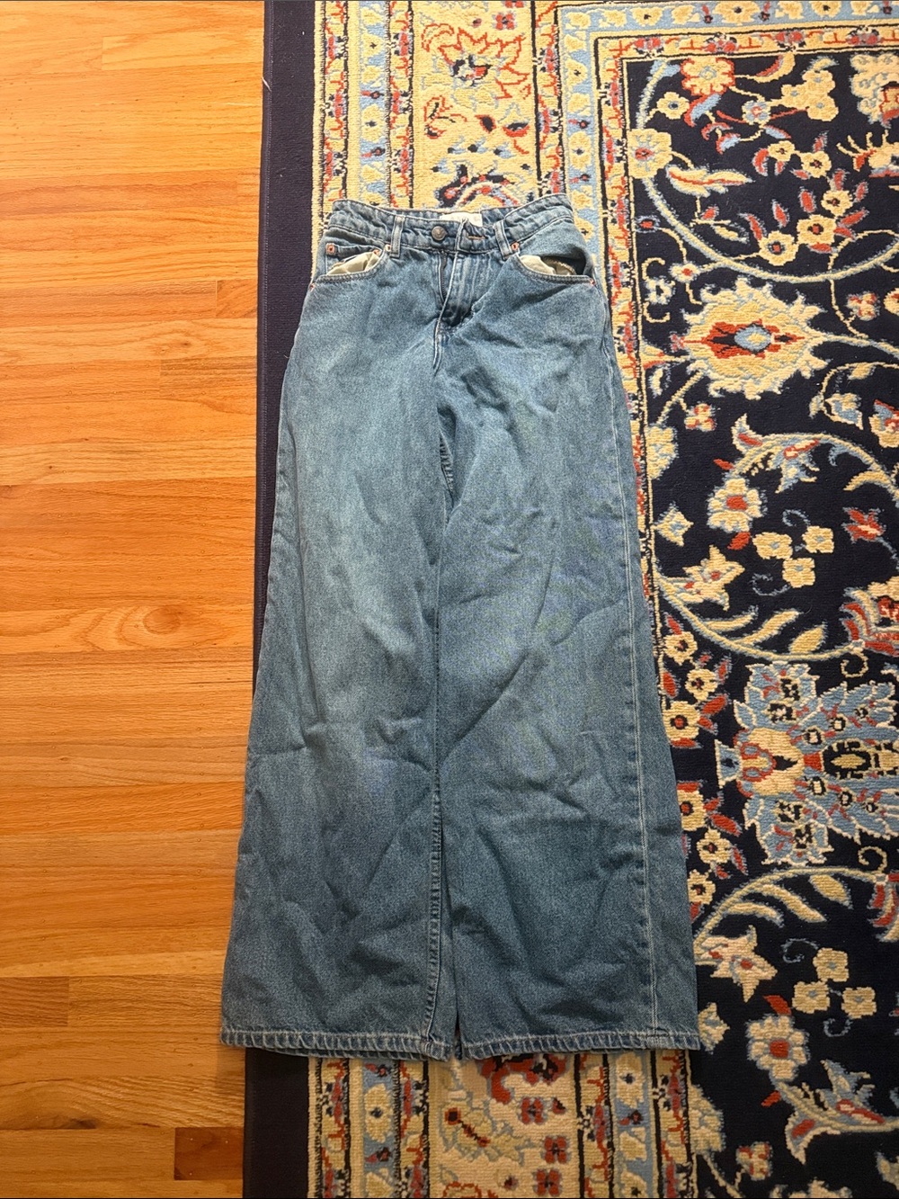 Motel Rocks High Waisted Parallel Jeans